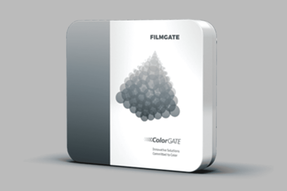 ColorGATE Filmgate Produktbild vor grauem Hintergrund (Produktbox)
